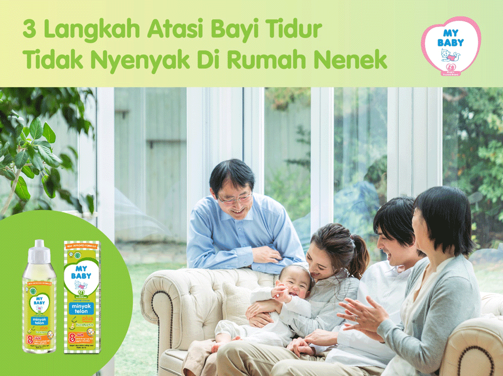 3 Langkah Atasi Bayi Tidur Tidak Nyenyak Di Rumah Nenek