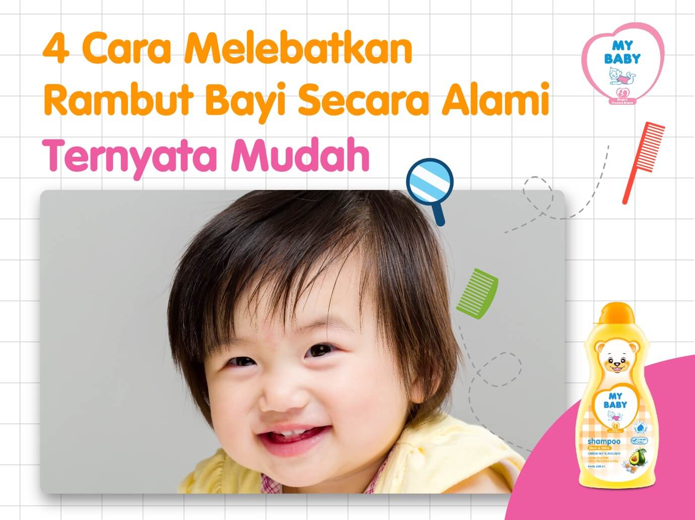 4 Cara Melebatkan Rambut Bayi Secara Alami, Ternyata Mudah