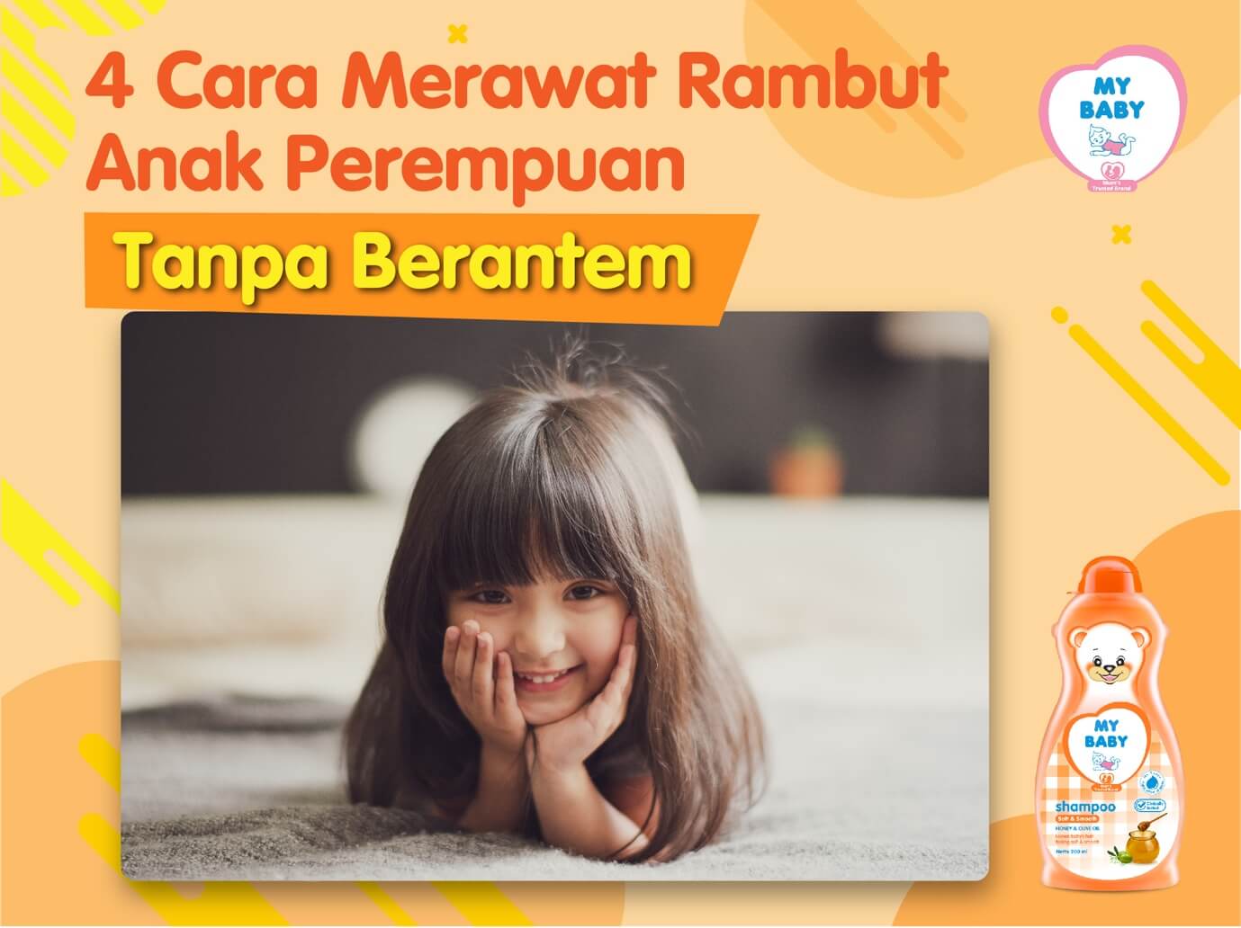 4 Cara Merawat Rambut Anak Perempuan Tanpa Berantem