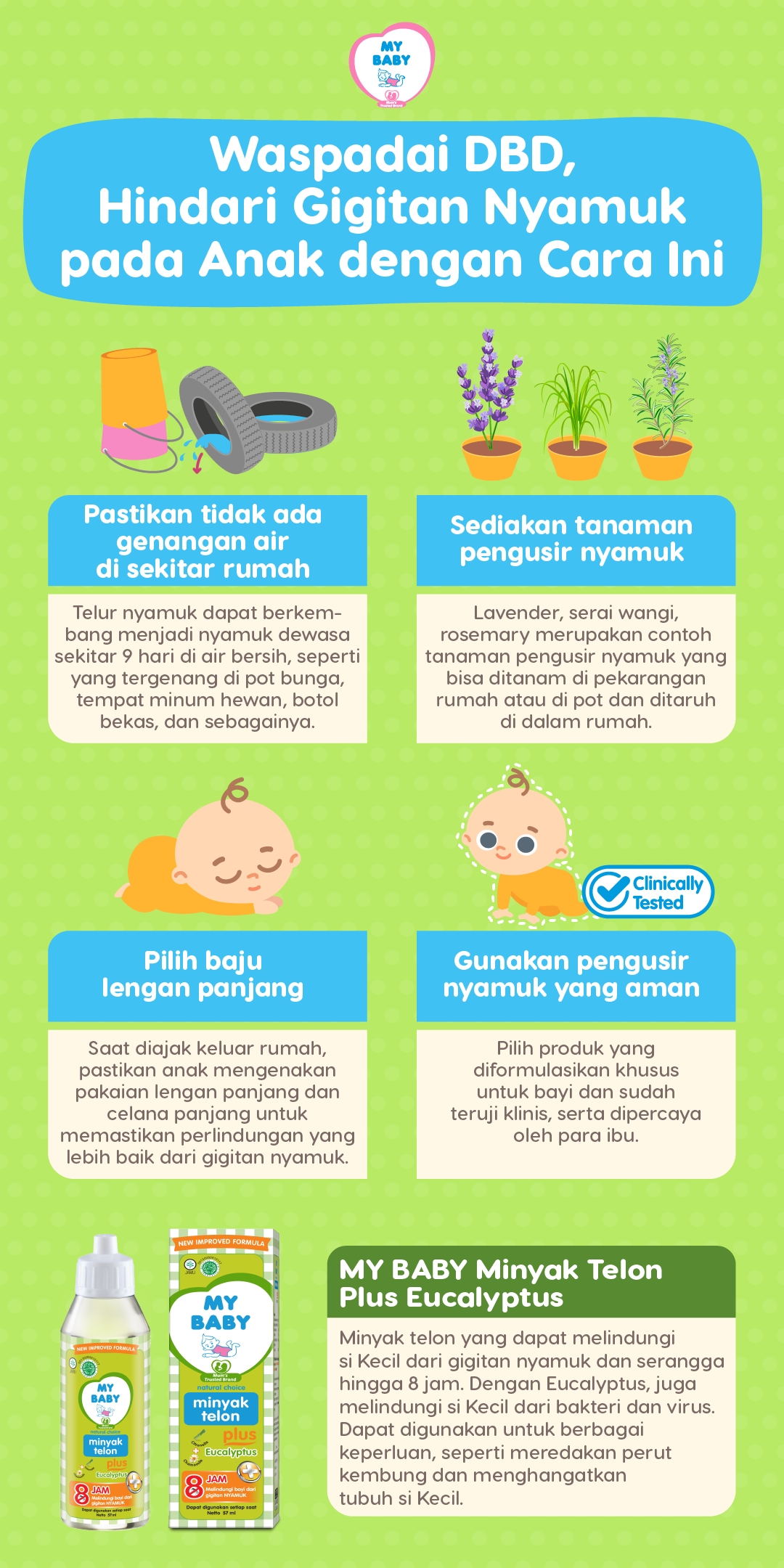 Waspadai DBD, Hindari Gigitan Nyamuk pada Anak dengan Cara Ini