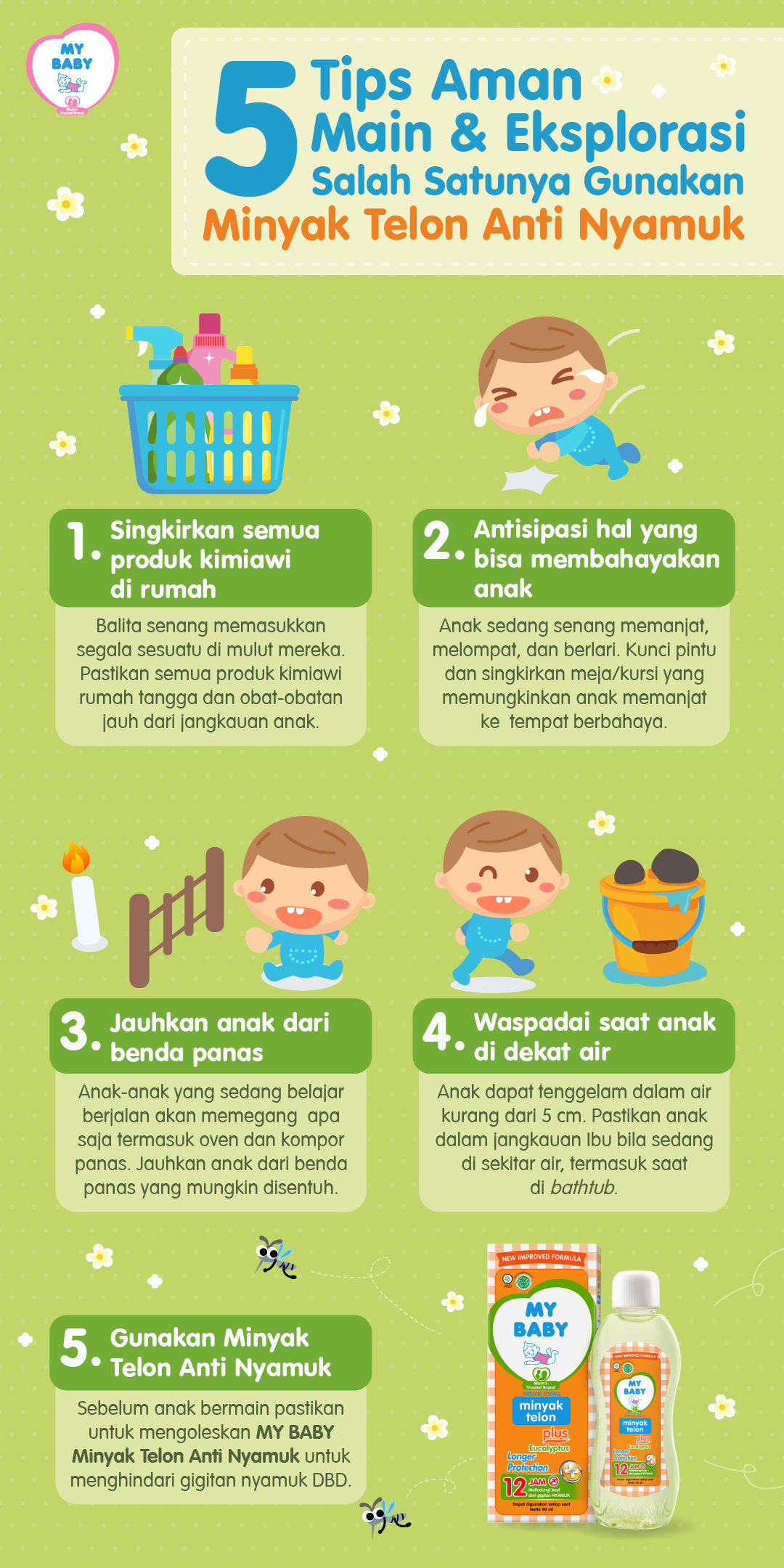 5 Tips Aman Main & Eksplorasi, Salah Satunya Gunakan Minyak Telon Anti Nyamuk