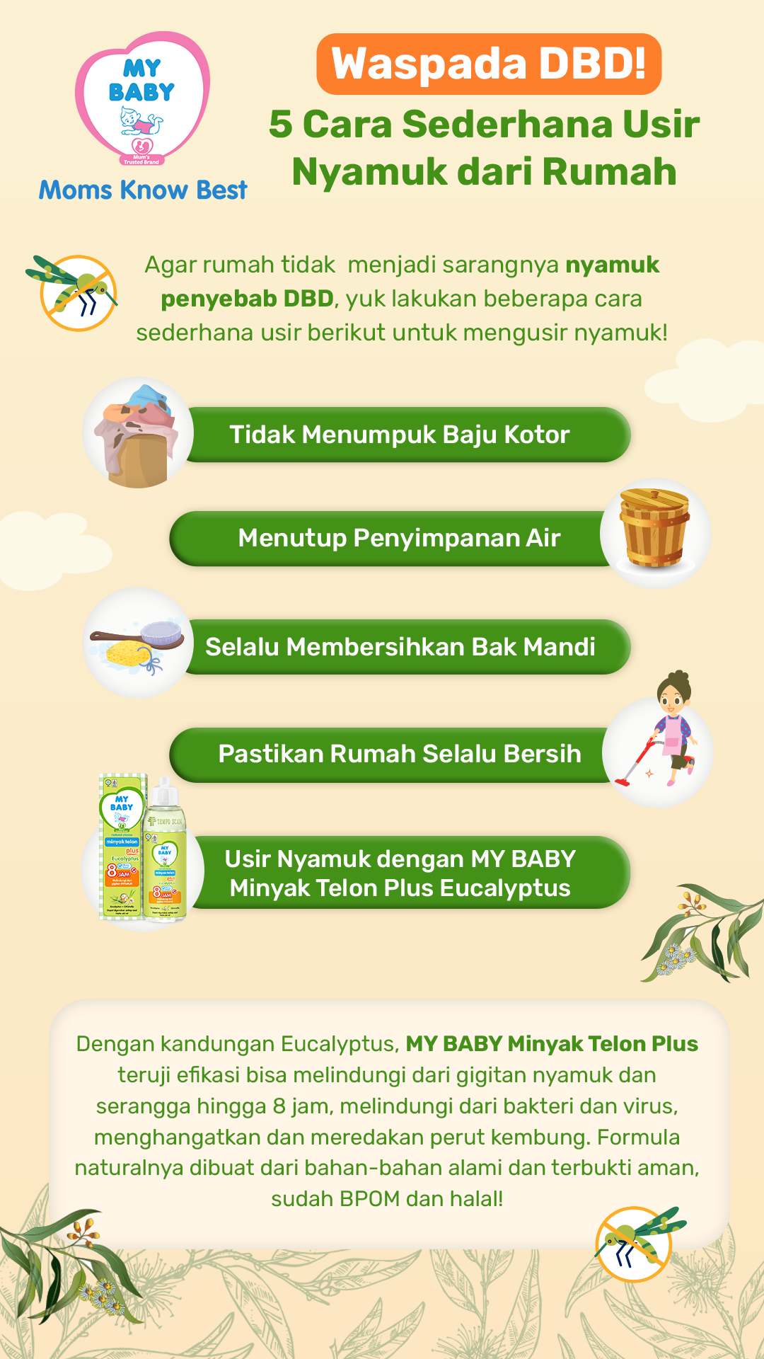 Waspada DBD! 5 Cara Sederhana Usir Nyamuk dari Rumah
