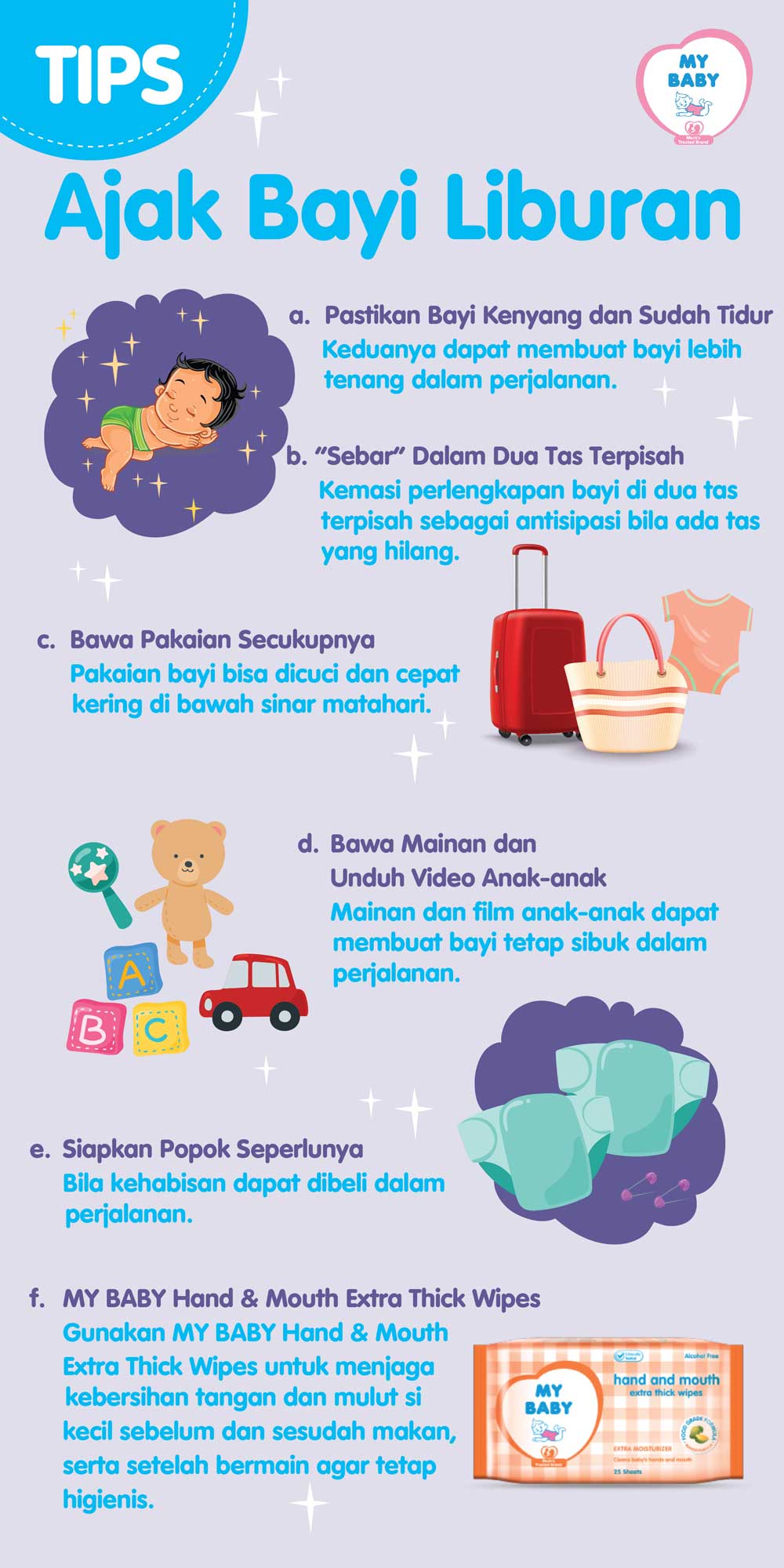 Tips Ajak Bayi Liburan