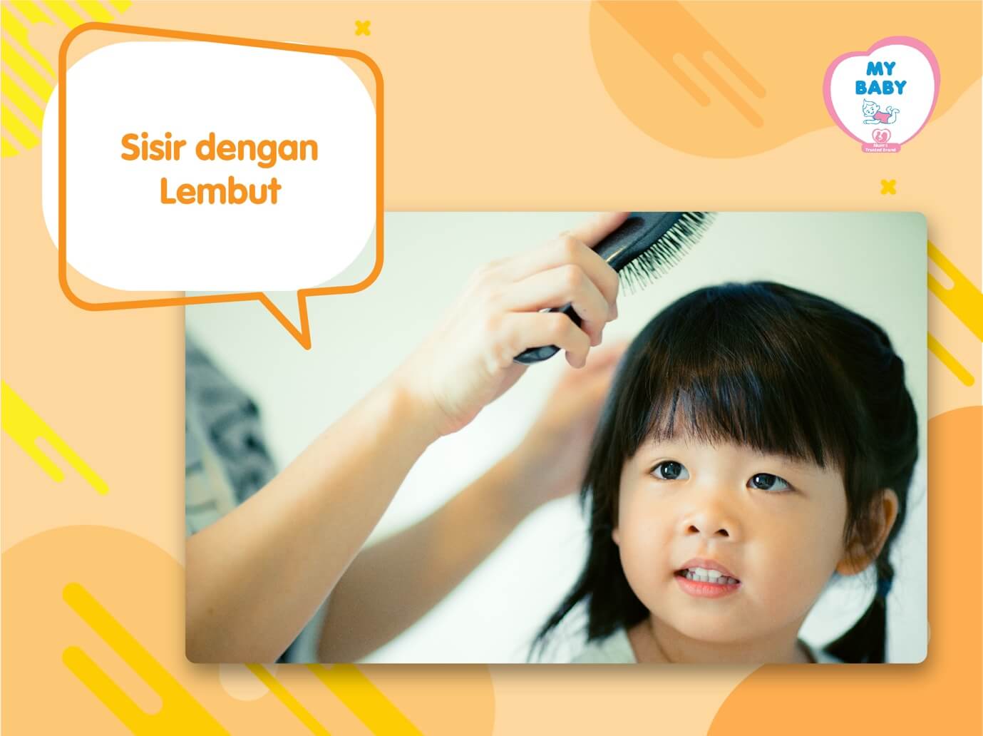 MYBABY - 4 Cara Merawat Rambut Anak Perempuan Tanpa Berantem